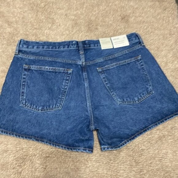 Agolde High Rise Jean Shorts Size 32 New - Picture 5 of 6